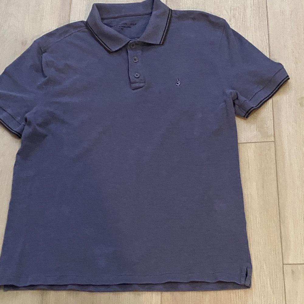 Men's bluish/ grey John Varvatos Polo Shirt